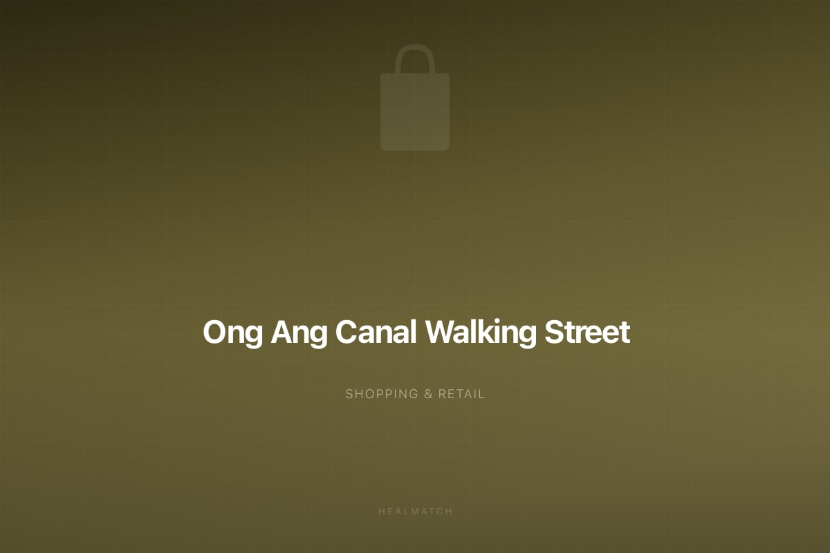 Ong Ang Canal Walking Street